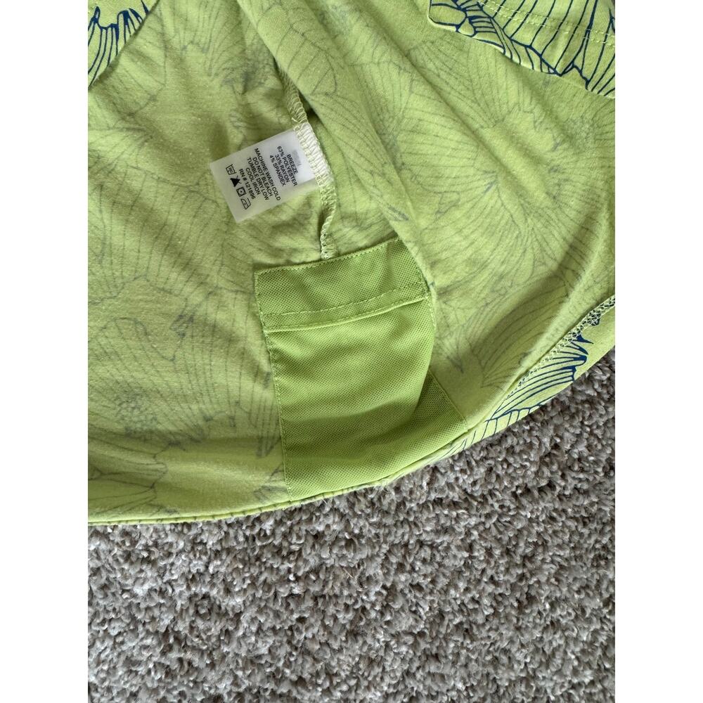 Title Nine Lime Green Floral Mini Dress - Picture 7 of 9